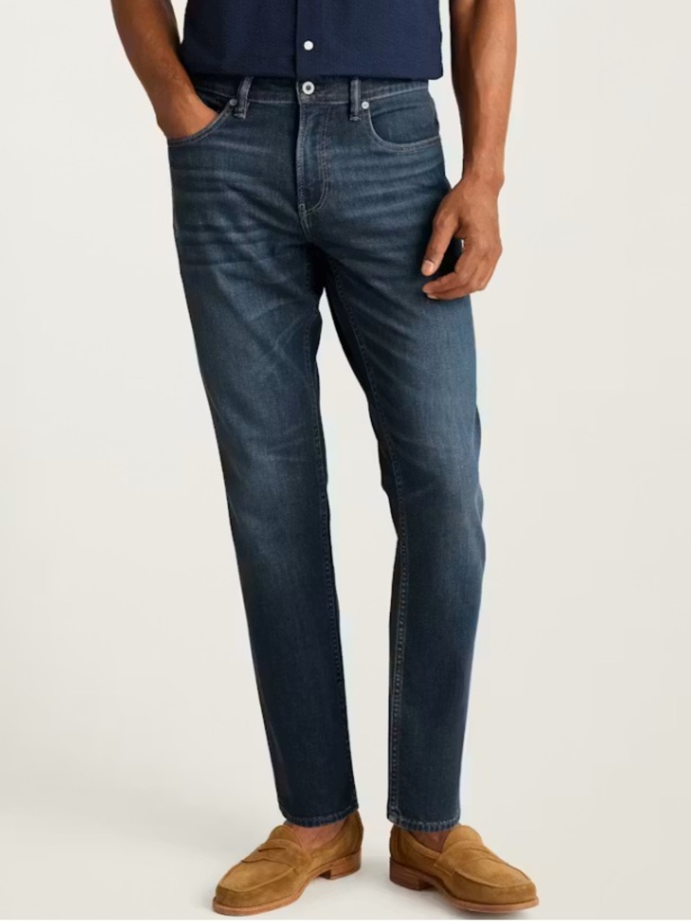 Bonobos Premium Stretch Jeans - Straight Leg Medium Wash Denim - Men’s 31 - EUC